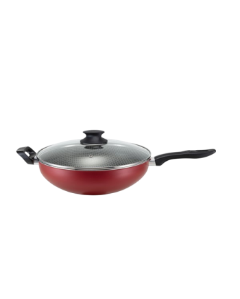 WOK 30 - ROUGE TAMPA DE VIDRO WOK 30 - ROUGE TAMPA DE VIDRO
